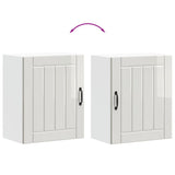 Kitchen Wall Cabinets 2 pcs Lucca High Gloss White Engineered Wood 853802