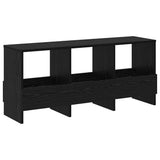 Magazine Rack Black Oak 102 x 30 x 45 cm 890961