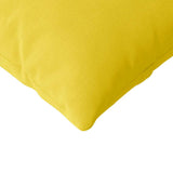 Sofa Pillows 2 pcs Light Yellow 145 x 40 cm Fabric 42013834