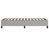 Bed Frame without Mattress Light Grey 100x203 cm Twin XL Fabric 347101
