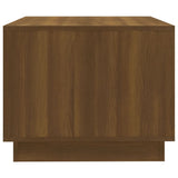 Coffee Table Brown Oak 102.5x55x44 cm Engineered Wood 812980