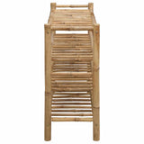 Shoe Rack with Shelf Natural 68 x 28 x 63 cm Bamboo 42028236