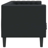 Sofa Black 194 x 74.5 x 70.5 cm PVC 42013015