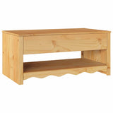Coffee Table Drammen Oak 99 x 55 x 45 cm Solid Pine Wood 42003044