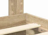 Bed Frame with Drawer Sonoma Oak 120 x 200 cm Engineered Wood 3410915