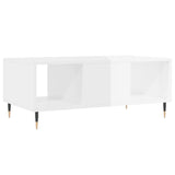 ZNTS Coffee Table High Gloss White 90x50x36.5 cm Engineered Wood 830582