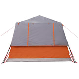 Instant Tent with Roof Grey and Orange 365 x 380 x 200 cm 42028701