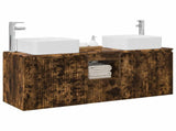 Bathroom Cabinet Set 3 pcs Smoked Oak 49.5 x 41 x 63 cm 3405642