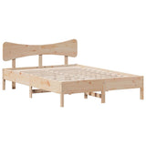 Bed Frame without Mattress 120x200 cm Solid Wood Pine 3328235