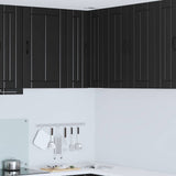 Wall Corner Cabinet LUCCA Black 57 x 57 x 80 cm Engineered Wood 885076