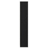 Bathroom Cabinet Black Oak 30 x 33 x 190 cm Engineered Wood 890753