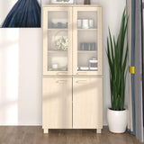 Highboard HAMAR Solid Wood Pine Honey Brown 3100926