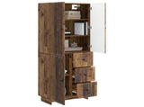 Cabinet Set 2 pcs 66 x 34.5 x 90 cm Engineered Wood 3416401