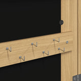 Mirror Jewellery Cabinet with LED Lights Wall Mounted 353231