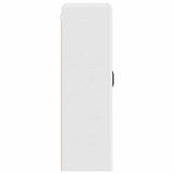 Wall Glass Cabinet PORTO High Gloss White 80 x 31 x 100 cm 885509