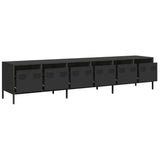 TV Cabinet Black 202x39x43.5 cm Cold-rolled Steel 3307149
