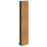 CD Cabinet Black Oak 33 x 23.5 x 175 cm Engineered Wood 8012644