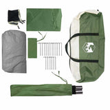 Family Tent Dome 9-Person Green Waterproof 94563
