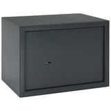Safe Box with Lock Dark grey 35 x 25 x 25 cm Steel 42011315