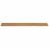 Wall Shelf with Shelf 4 pcs Brown 80 x 9 x 3 cm Engineered Wood 42020018