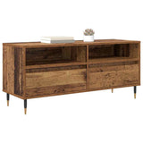 TV Cabinet with Drawer Old Wood 100 x 34.5 x 44.5 cm 881777