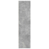 Wardrobe Concrete Grey 80x50x200 cm Engineered Wood 3307750