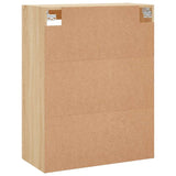 Wall Mounted Cabinet Sonoma Oak 69.5x34x90 cm 828503