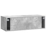 Wall-Mounted TV Cabinet Concrete Grey 98 x 41 x 30 cm 898018