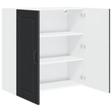 Wall Cabinet PORTO Black 80 x 31 x 80 cm Engineered Wood 885406