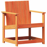 3 Piece Garden Lounge Set Wax Brown Solid Wood Pine 844663