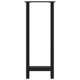 Bar Table Legs Black 2 pcs 50x cm Steel 4013340