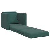 Sofa Bed Dark Green 74 x 77 x 81 cm Velvet 4106616