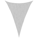 Sun Shade Sail Light Grey 5x7x7 m 100% Polyester Oxford 4000924