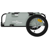 Bike Trailer Grey Oxford Fabric and Iron 94168