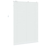 Venetian Blind White 110 x 160 cm 35 mm Solid Paulownia Wood 42015418