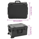 Portable Flight Case Black 62.5x49.5x37 cm PP 4007253