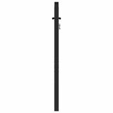 Garden Gate Lockable Black 100x100 cm Aluminium 42004146