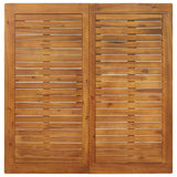 Garden Dining Set 3 pcs Black Solid Acacia Wood 3365529