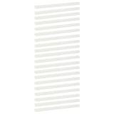 Garden Cover Profile 20 pcs 100 x 5 x 5 cm Steel White 8012995