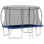 ZNTS Trampoline Set Rectangular 335x244x90 cm 150 kg 92452