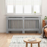 Radiator Cover Grey Sonoma 172 x 19 x 81.5 cm Engineered Wood 884073