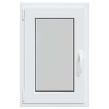 Basement Window RISOR 50 x 75 cm PVC and Glass White 42047229