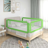 Toddler Safety Bed Rail Green 200x25 cm Fabric 10197