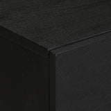 Bedside Cabinet Black 50x33x60 cm Engineered Wood 4017659
