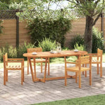 Garden Dining Table Oval 200x90x75 cm Solid Wood Acacia 4108137