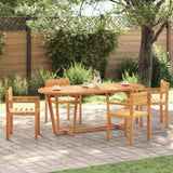 Garden Dining Table Oval 200x90x75 cm Solid Wood Acacia 4108137