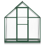Greenhouse with Base Frame Green 169x58x202 cm Aluminium 4005820
