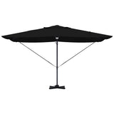 Umbrella Black 351 x 250 x 253 cm Polyester and Aluminium 42003363
