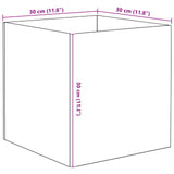 Aquarium with Storage Transparent 30 x 30 x 30 cm Glass 42020380