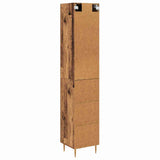 Highboard 2 pcs Old Wood Engineered Wood 3415665
